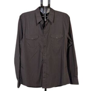 Beverly Hills Polo Club Black Button Down Shirt